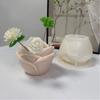 Rose Flowerpot Silicone Molds Concrete Mold for DIY Succulent Plants Resin Plant Clay Plaster Pot Mould Hand-Making Tool