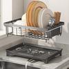 Dish Drying Rack For Sink Large Capacity Quick Draining Sink Plate Drying Rack For Kitchen For Cups Bowls Plates Vegetables