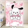 P-Pochaccoes Picnic Blanket Fluffy Soft Blankets and Throws Sofa Blankets for Bed Summer Comforter Bedspread on the Bed Anime &