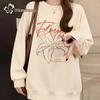 Women's Floral Graphic Crewneck Sweatshirt