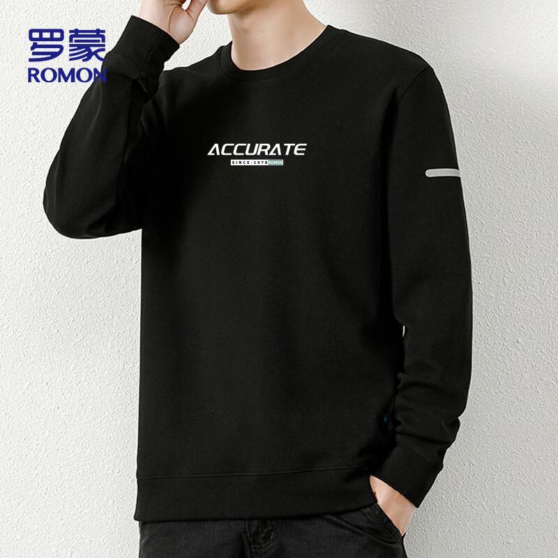 

Luomeng Men s Round Neck Long Sleeve Casual Sweatshirt L
