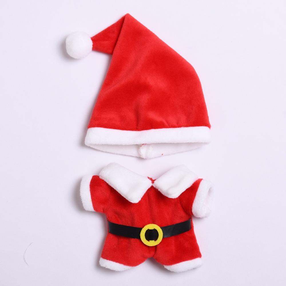 

Рождественский Лабубу Время Куклы Тканевый Костюм Санта-Клауса 17см Плюшевая Одежда для Куклы Рождество Santa Claus Suit
