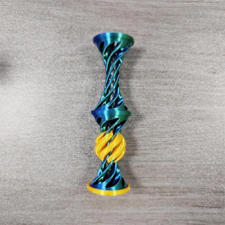 3D Print Spirals Toy Passthrough Pyramid Toy For Stress Relieving And Concentration Improvement for Office and Classroom