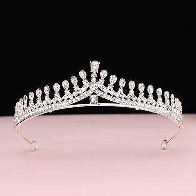 Brautkrone Tiara Koreanische Prinzessin Geburtstag Kristallkrone Erwachsenengeschenk