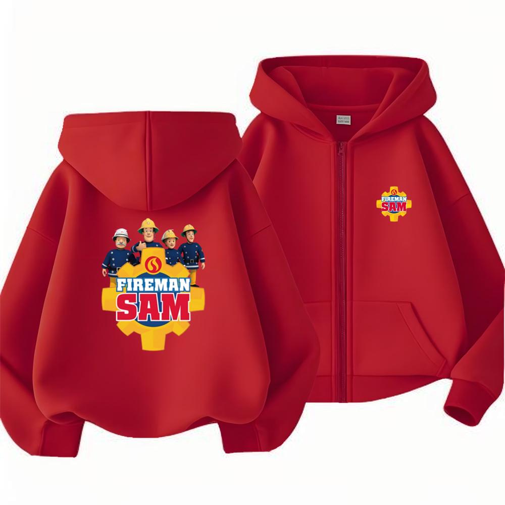 Kids Boy Girl Zip Hoodie Tops Casual Sweatshirt Boys Girls Letter Autumn Trendy Outerwear