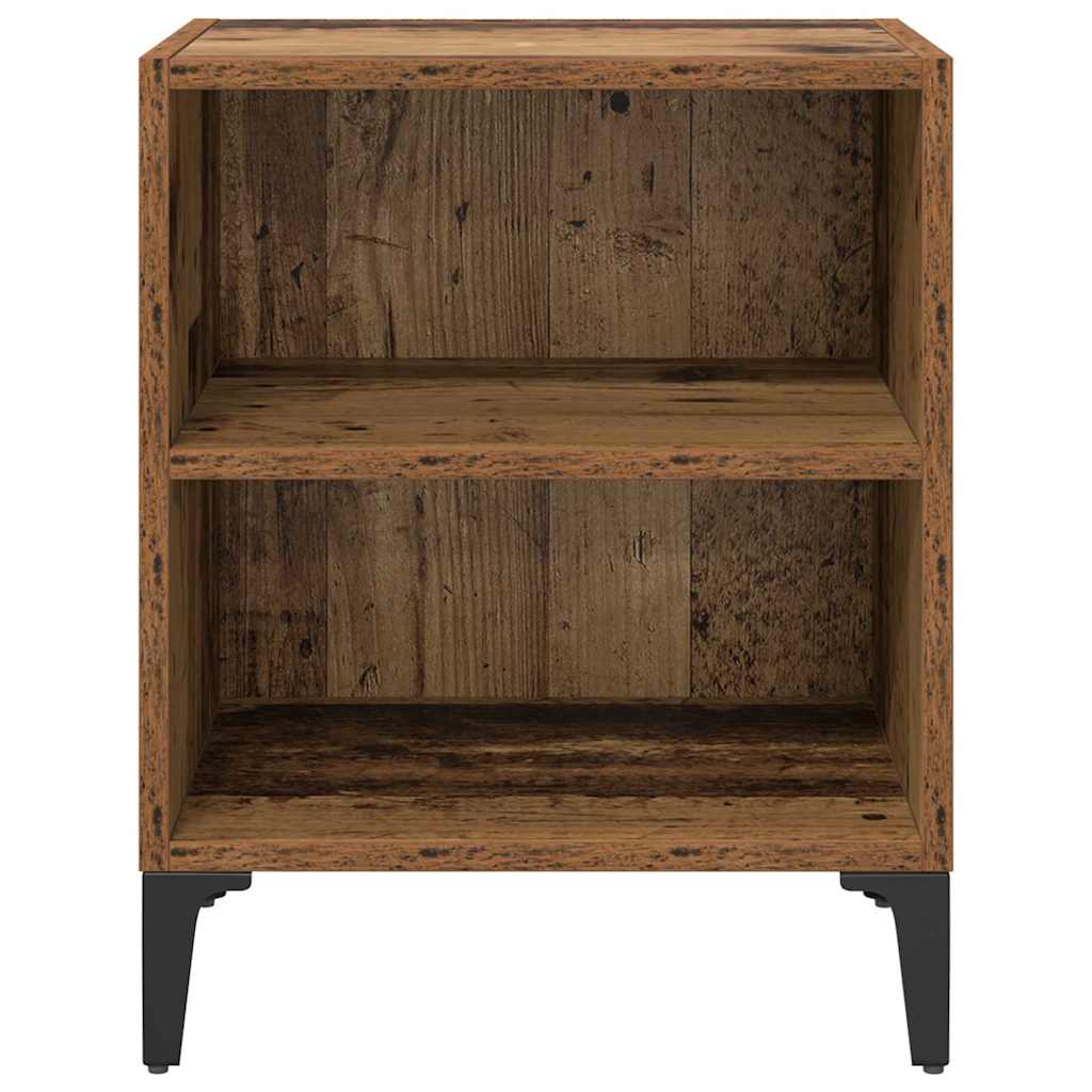 Nightstand Reclaimed Wood Look 40 x 30 x 50 cm Engineered Wood
