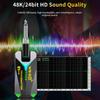Btuty Wireless Guitar System 5.8GHz Low Latency 50m Transmission Studio Live Performance Black