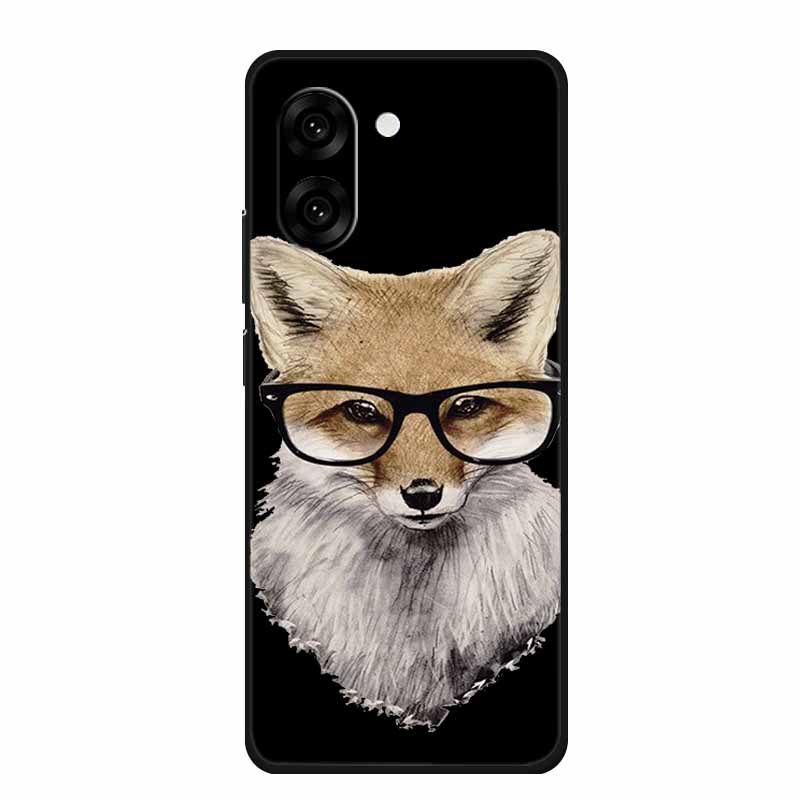 Black Silicone Case For OnePlus Nord CE5 Case One Plus Nord CE 5 Cartoon Cat Soft Back Cover For OnePlus Ace 5 Racing Phone Case