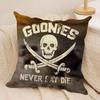 Movie G-Goonies Cushion Cover Soft Plush Fabric Double-Sided Printed Sofa Cushion Cover For All Seasons Home Decor Gift