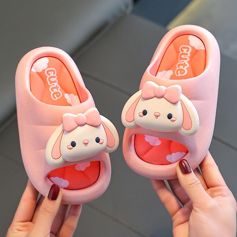 Girls' Summer Princess Cartoon Non-slip Indoor Sandals – Cute Soft Sole Toddler Shower Slippers
