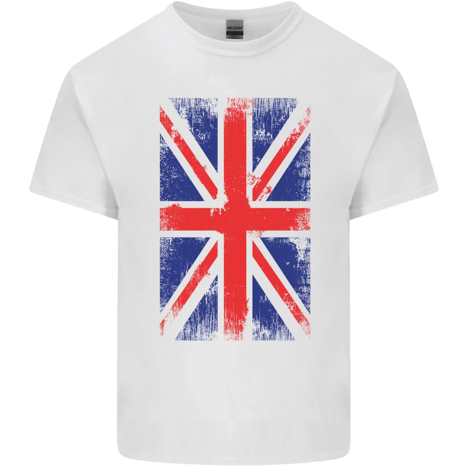 King Charles Coronation Union Jack Flag Great Britain Kids T-Shirt Childrens S