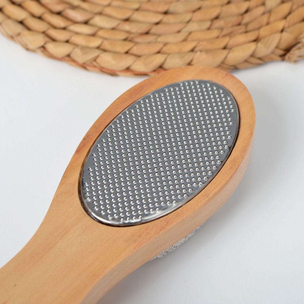 Multi-functional Foot Care Tool Wooden Exfoliating Foot Scrubber Personal Care