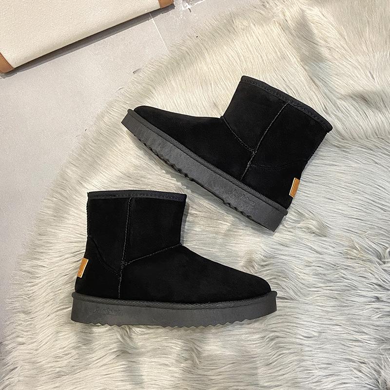 Dámské sněhule Zimní móda Plus sametové Teplé Krátké boty Venkovní volnočasové Teplé boty