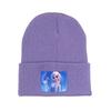 Patch Elsa Frozen Cartoon Breathable Warmth Knit Cap For Winter Sports And Play
