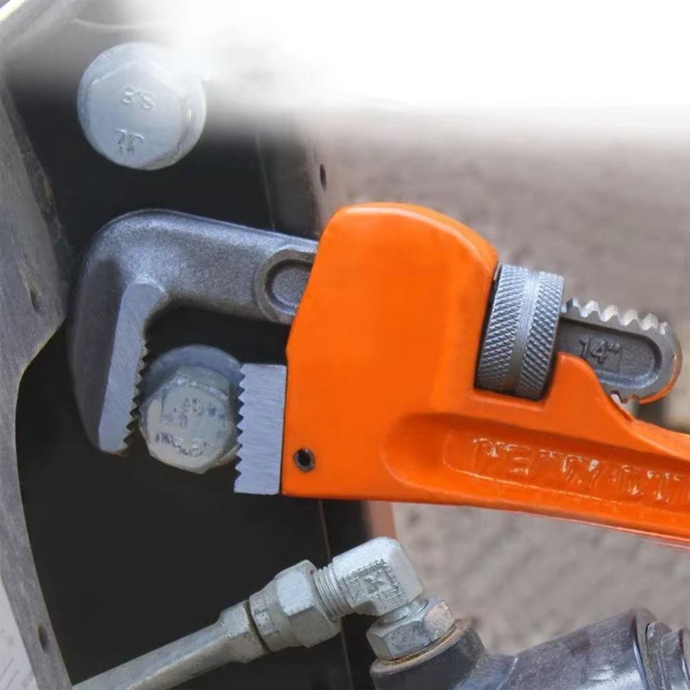 Labor-saving Adjustable Pipe Wrench Clamp Spanner Heavy Duty Pliers  Plumber Tools