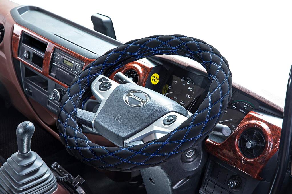 Miyabi Extra Thick Handle Cover VELTY 2HS Size Blue Stitch HC-VL2HSBL