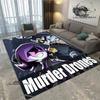 3D Murder-Drones Cartoon Printed Carpet Non-slip Carpet Washroom Floor Mat Fashion Yoga Mat Bedroom Decoration Birthday Gift