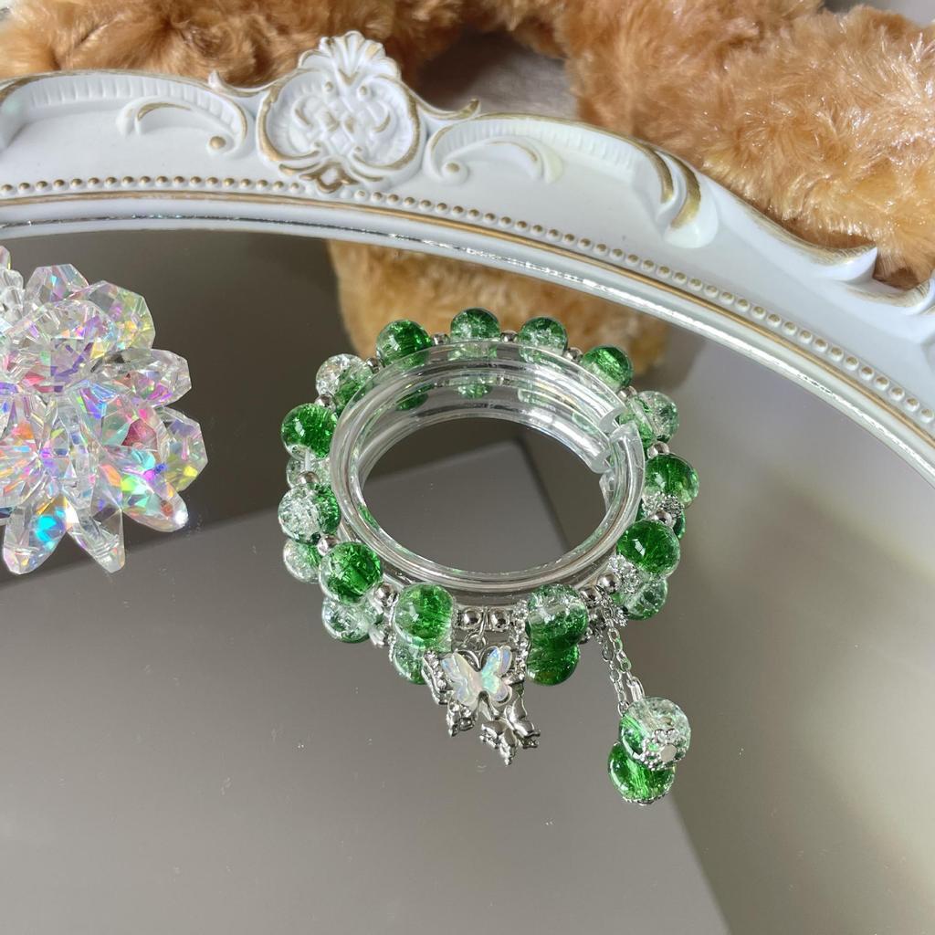 Colorful Crystal Beaded Fishtail Bracelet: Sweet, Fairy-Inspired Gift for Best Friend or Girlfriend - Perfect for May Day Outings
