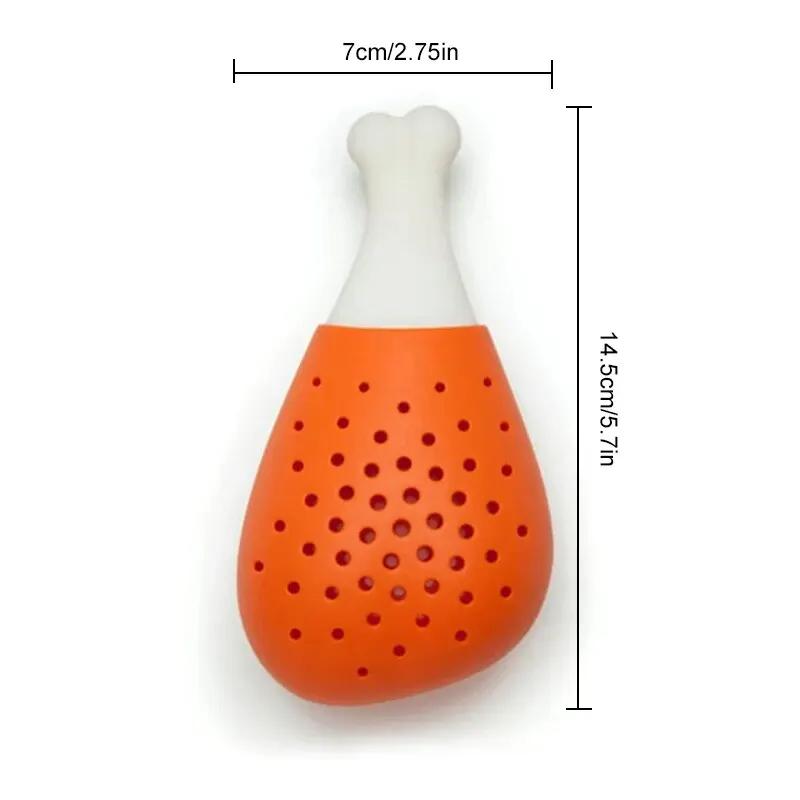 

1 шт. Креативный фильтр для специй в форме куриной ножки, кастрюля для тушеного супа, силиконовый пакет для приправ, фильтр для специй для супа