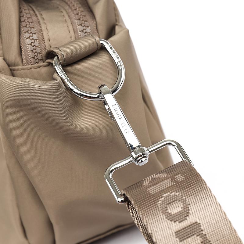 Water-resistant Nylon Handbag Women's Lightweight Multi-compartment Large Capacity Shoulder Bag
