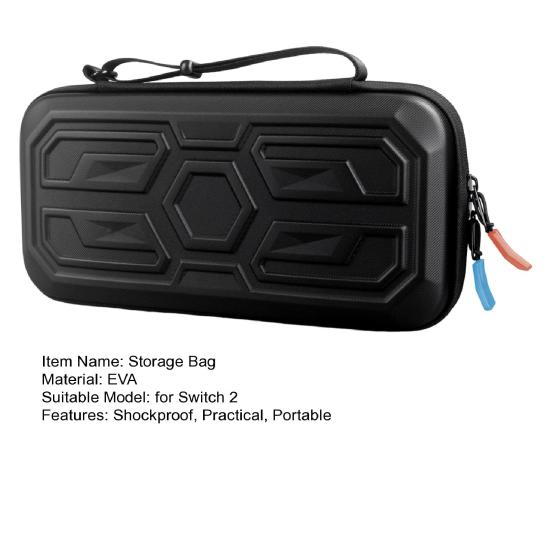 Game Console Storage Bag Protective Cover with 10 Card Slots Zipper Closure