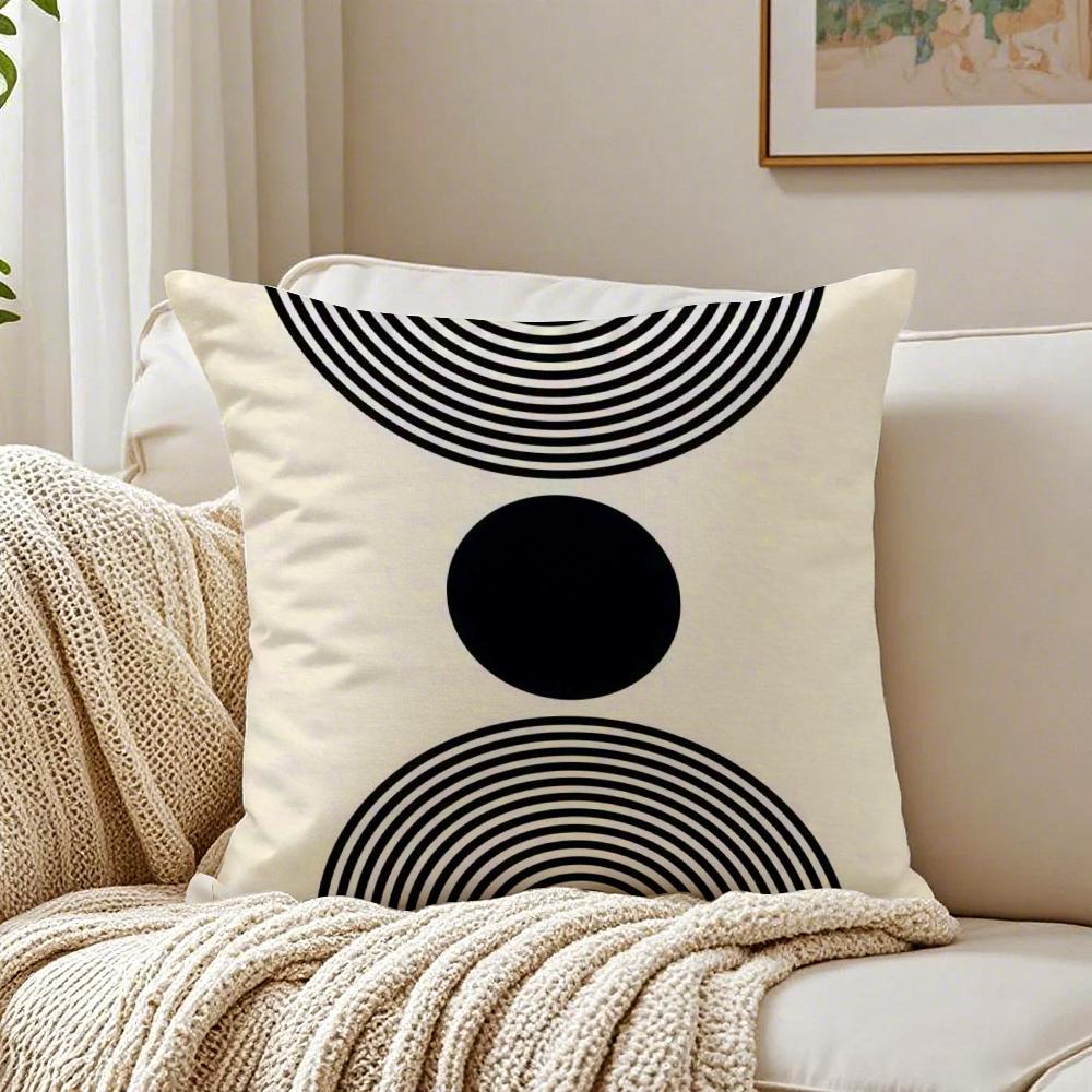 Minimal Modern Art RReduced Geometry Cushion Cover Pillowcase Antidustmite living Room Sofa Decor Cushion Room