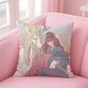 Beautiful Cool Comics The Twelve KingdomsK Cushion Cover Pillow Case Soft Skin Friendly Fabric  Concealed Zipper