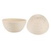 European style Cane Round Bread Dough Rising Rattan Basket 18 x 9 cm