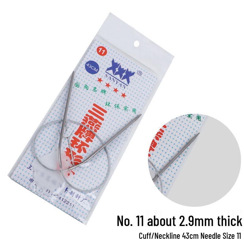 Sanyan Stainless Steel Circular Knitting and Crochet Needles Set