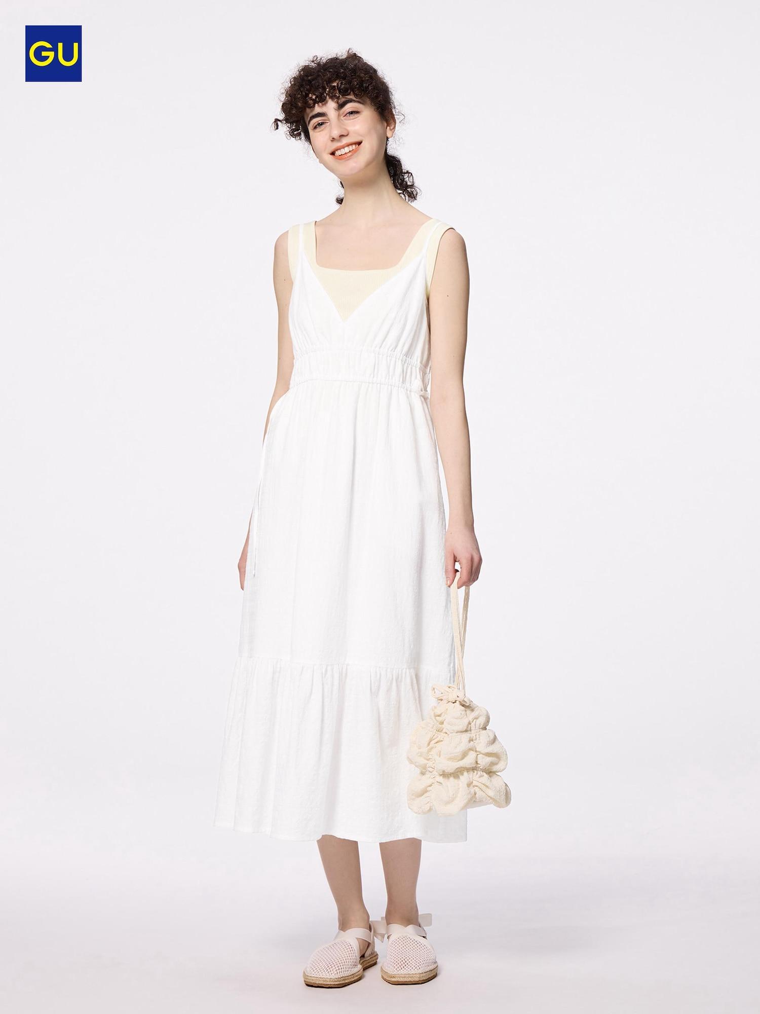 

Uniqlo Платье-комбинезон с текстурой Gu 01 OFF WHITE/WOMEN S