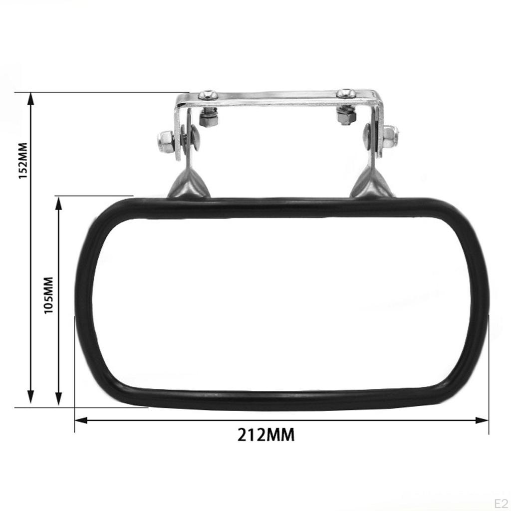 Convex Rear View Mirror Rectangular for Multiple Scenarios