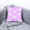 Soft White Cloud Texture Design Cushion Cover Premium Comfort Reversible Pillow Cove in One Design for Any Room  Car Interior