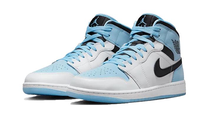 Air Jordan 1 Mid SE Eisblau Schwarz 40 EU
