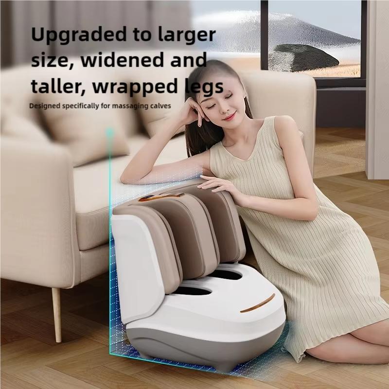 JAIYORL Foot Leg Massager, Kneading with Massage Programs, Intensity Modes, for Relieves Muscle In Feet, Ankle Calf Legs