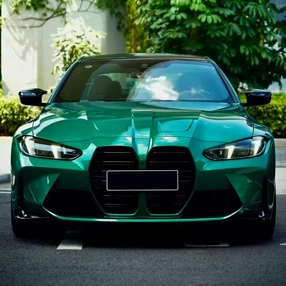 Car Vinyl Film Isle of Man Green Metallice Color Auto Decal Sticker With Air Release Technology Motorcycle Car Body Decoration