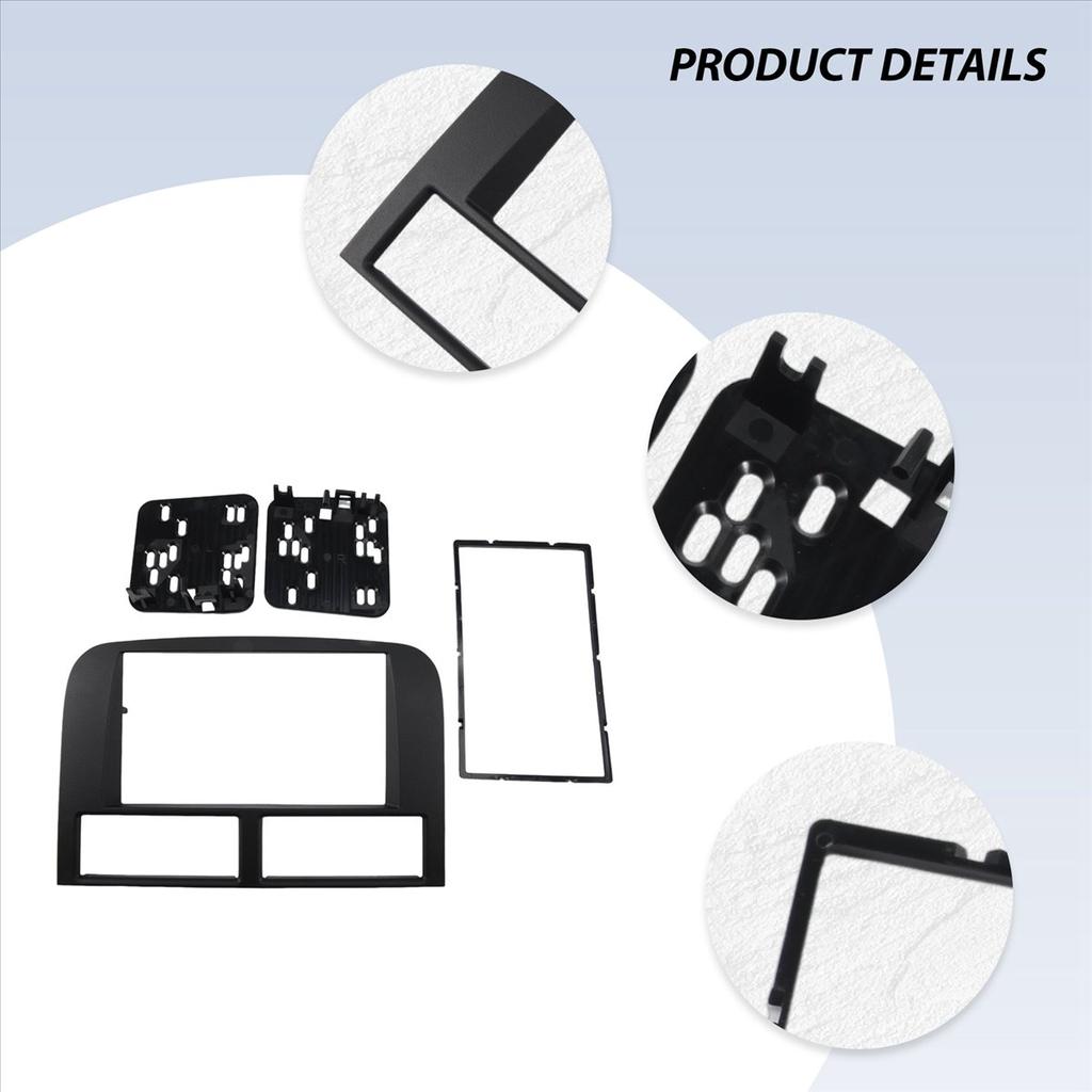 Car Radio Fascia for Jeep Grand Cherokee 1999-2005 Panel Dash Kit Trim Fascia Plate Stereo Console Cover Bezel Adapter