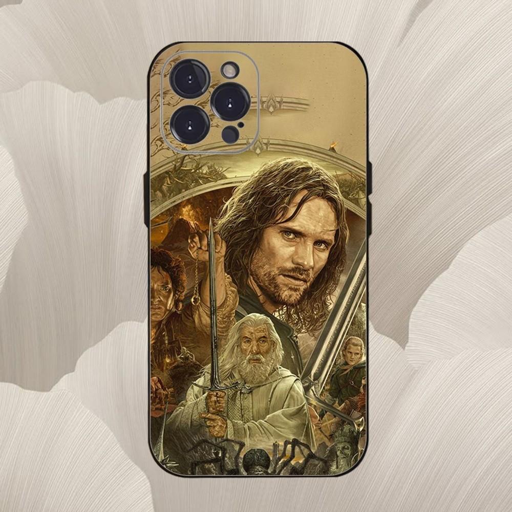 

Film The L-Lords of R-Rings Phone Case For iPhone 16,se4,15,14,13,12,11,Pro,X,XS,Max,XR,Plus,Mini Soft Black Cover iPhone13