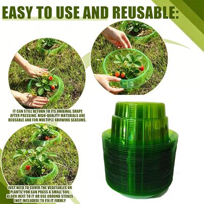 Agriculture Accessories Garden and Vegetable Products Snail Fence Gardening Supplies Cover Plants Patch Snails Defense