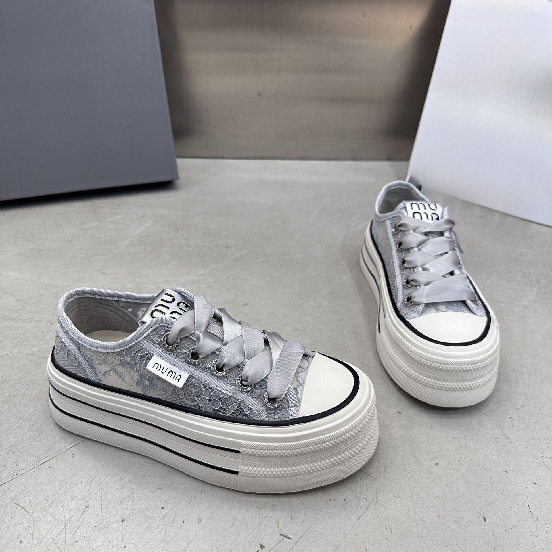 

Туфли на платформе с кружевной сеткой для женщин, новые летние дышащие сетчатые туфли с юбкой белого цвета 40 серый