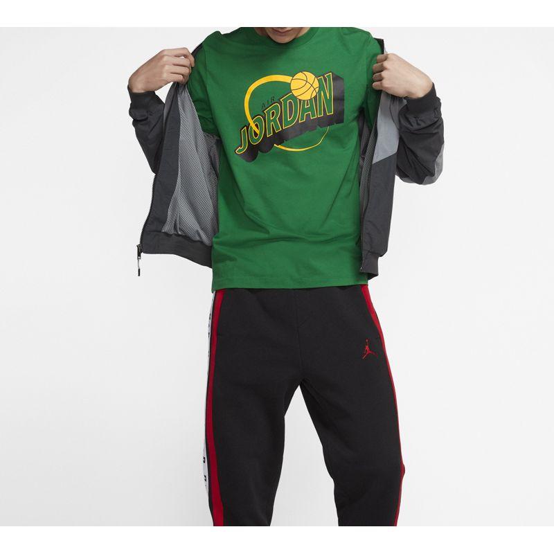 Jordan 10 Legacy Printed Crew Neck Short Sleeve T-Shirt Men Tops Light-Green CT2001-302