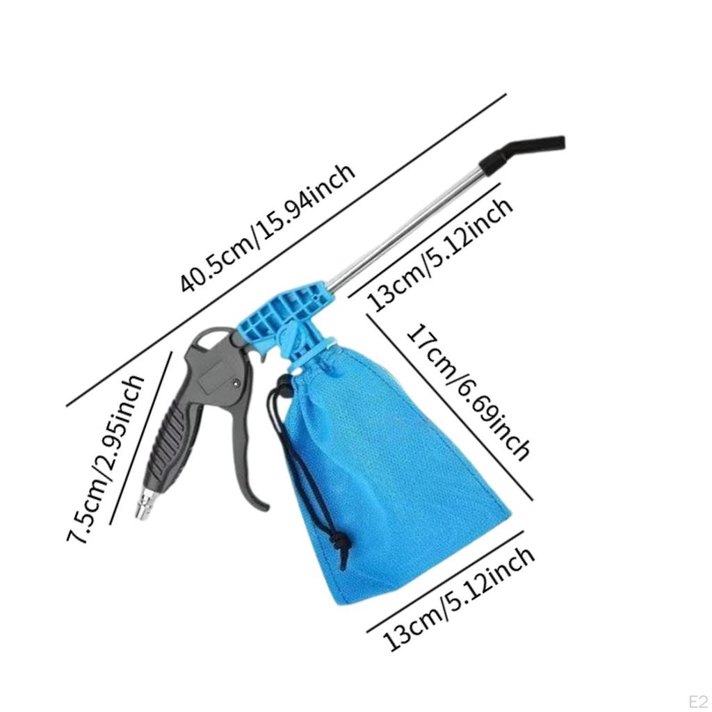 Air Blow Suction Cleaner with Vacuum Bag Multifunctional Dust Blower Kit for Industrial