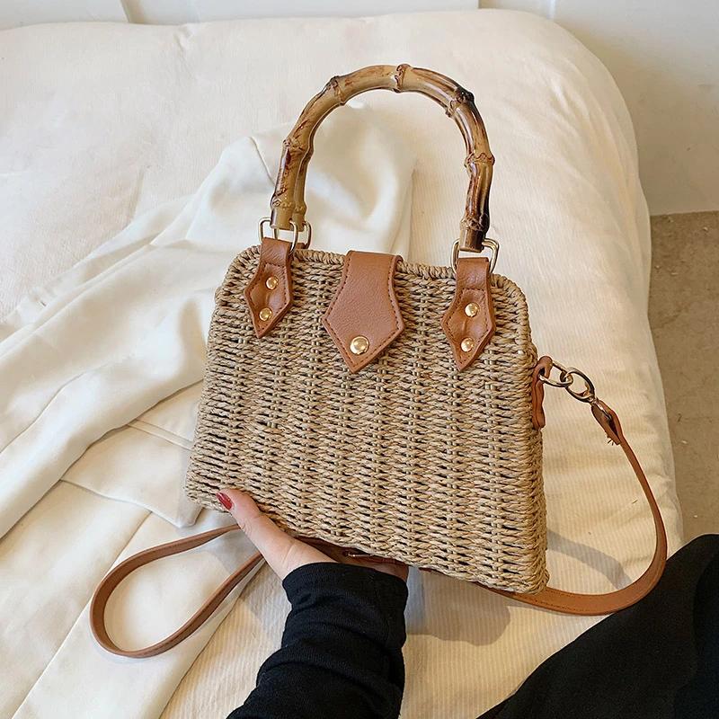 Women's monochromatic shoulder bags fabric with large capacity zippered inner pocket casual line high quality