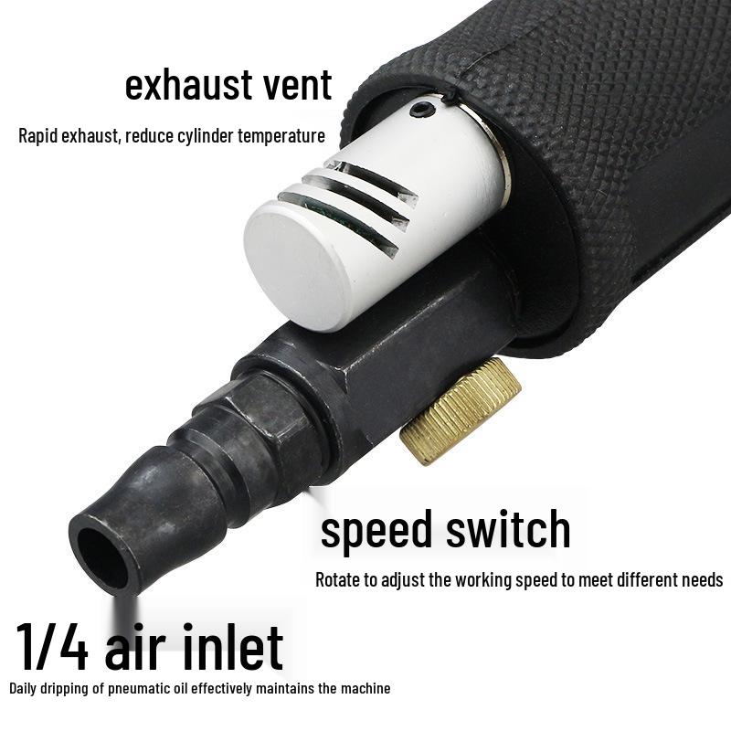 2" Pneumatic Sander & Polisher, 90-Degree Angle for Cars/Furniture - High-Efficiency, Powerful for Waxing & Dry Sanding.