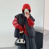 Down Cotton Vest Women's Autumn and Winter New Loose Cotton Vest Solid Color Vest Jacket