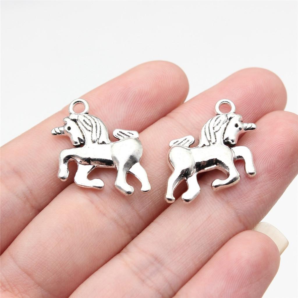 Charms Unicorn Pendants Vintage Jewelry Supplies QC134