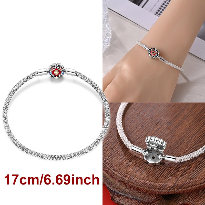 Copper Luck Getting Rich Blessing Pendant Chinese Elements Charms Beaded Fit Original Bracelet Jewelry Women Diy