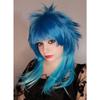 Dramatical Murder DMMD Seragaki Aoba Kostium Cosplay Peruka Imprezowa Dwukolorowa Niebieska Ombre Syntetyczne Włosy