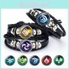 Stylish Genshin Impact Adjustable Luminous Bracelet With Night-glowing Gemstones