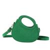 Mini Candy Color Felt Top-handle Bag for Women Fashion Portable Crossbody Shoulder Handbag