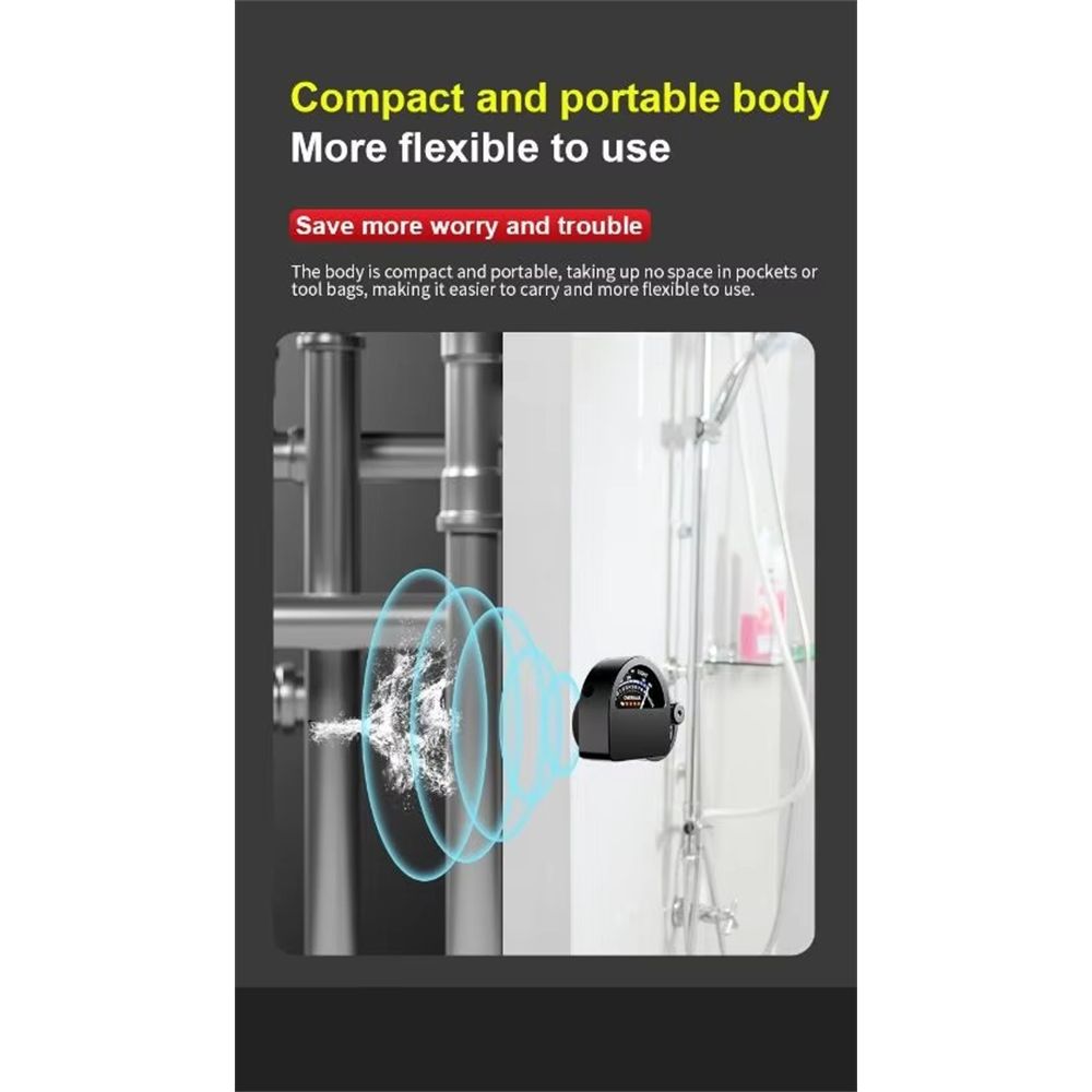 Rechargeable Battery Pipe Leak Detector Leak Inspection Device  Water Pipe Inspection